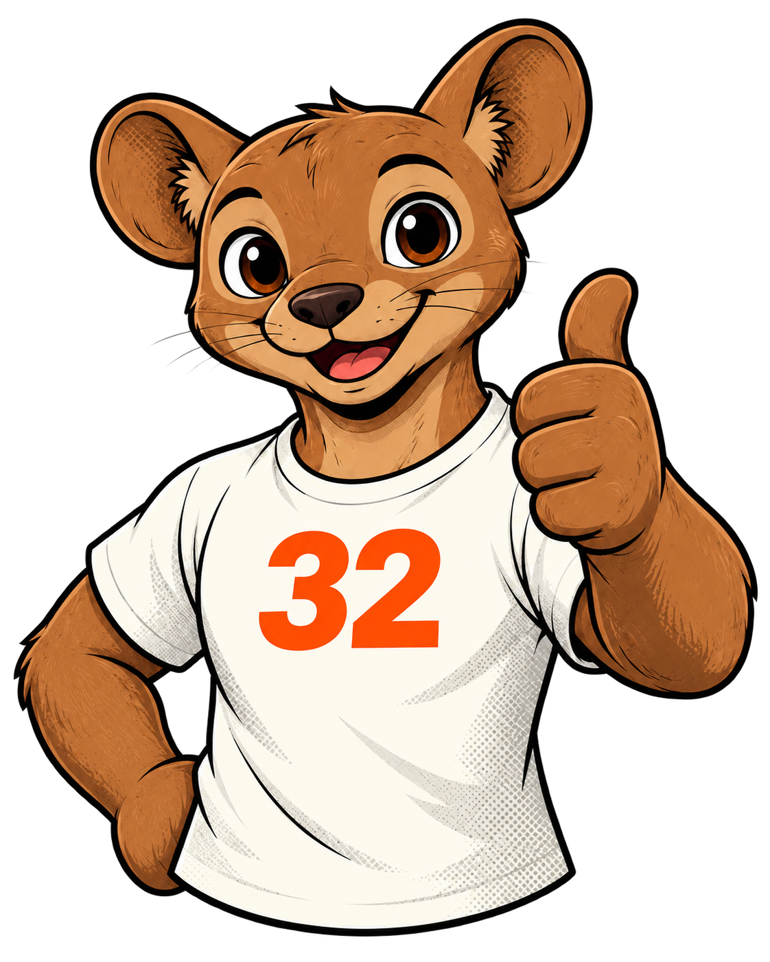 Dave, your friendly comic fossa mascot